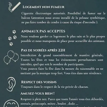 Apartment Les Flots T2 + Parking Prive *